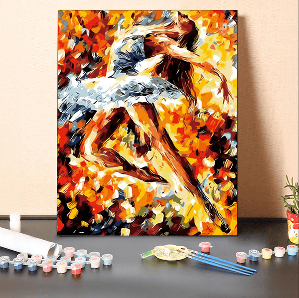 paintingnumberart 16"x20"/40x50cm / Without frame Paint By Numbers Kit-Ballet dancer after practice