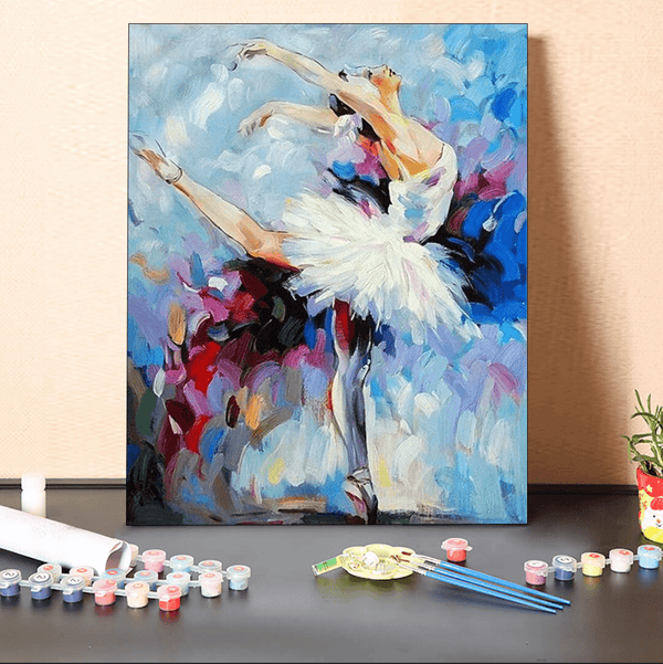 paintingnumberart 16"x20"/40x50cm / Without frame Paint By Numbers Kit-ballet oil painting