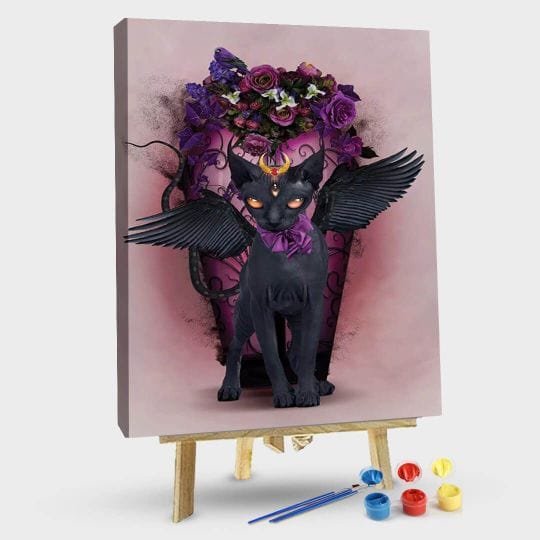 paintingnumberart 16"x20"/40x50cm / Without frame Paint By Numbers Kit – Bastet