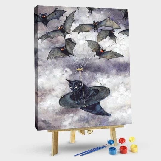 paintingnumberart 16"x20"/40x50cm / Without frame Paint By Numbers Kit -Batmobile