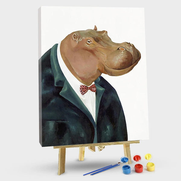 paintingnumberart 16"x20"/40x50cm / Without frame Paint By Numbers Kit-Big face walrus