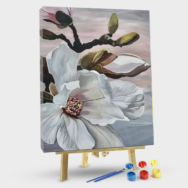 paintingnumberart 16"x20"/40x50cm / Without frame Paint by Numbers Kit – blooming apricot