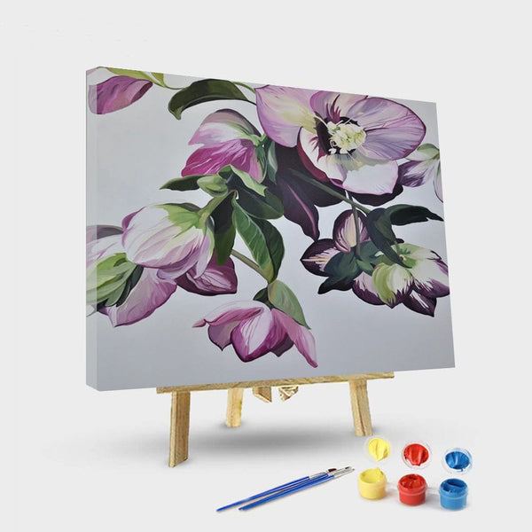 paintingnumberart 16"x20"/40x50cm / Without frame Paint by Numbers Kit – Blooming sakura