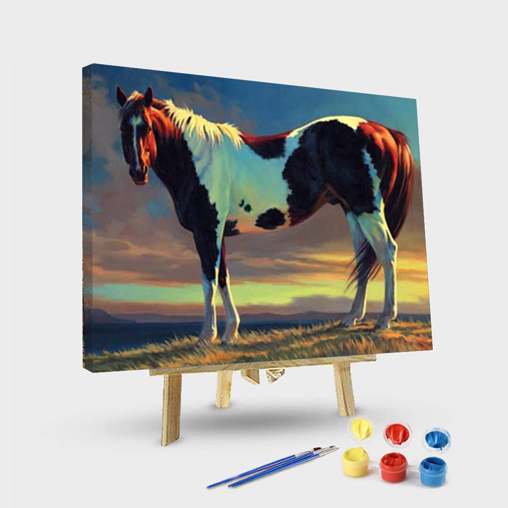paintingnumberart 16"x20"/40x50cm / Without frame Paint By Numbers Kit – Bobble Horse