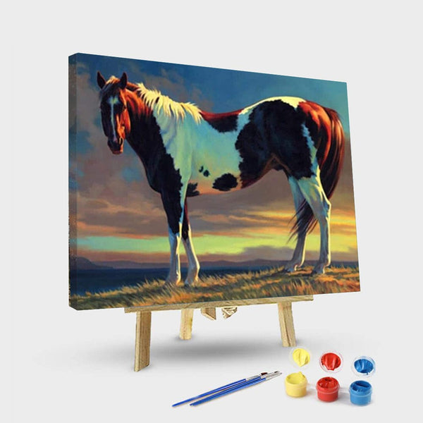 paintingnumberart 16"x20"/40x50cm / Without frame Paint By Numbers Kit – Bobble Horse