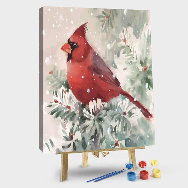 paintingnumberart 16"x20"/40x50cm / Without frame Paint By Numbers Kit – Cardinal kit