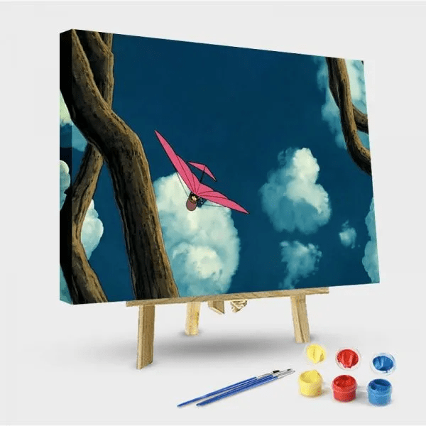 paintingnumberart 16"x20"/40x50cm / Without frame Paint by Numbers Kit-Castle in the sky