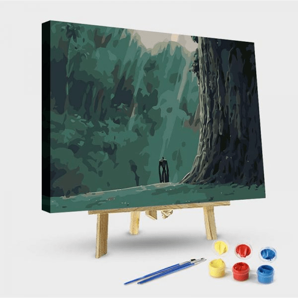 paintingnumberart 16"x20"/40x50cm / Without frame Paint by Numbers Kit-Castle in the sky