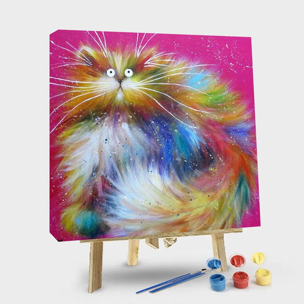 paintingnumberart 16"x20"/40x50cm / Without frame Paint By Numbers Kit – Cat Paintings