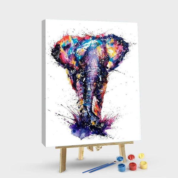 paintingnumberart 16"x20"/40x50cm / Without frame Paint By Numbers Kit – Color Elephant
