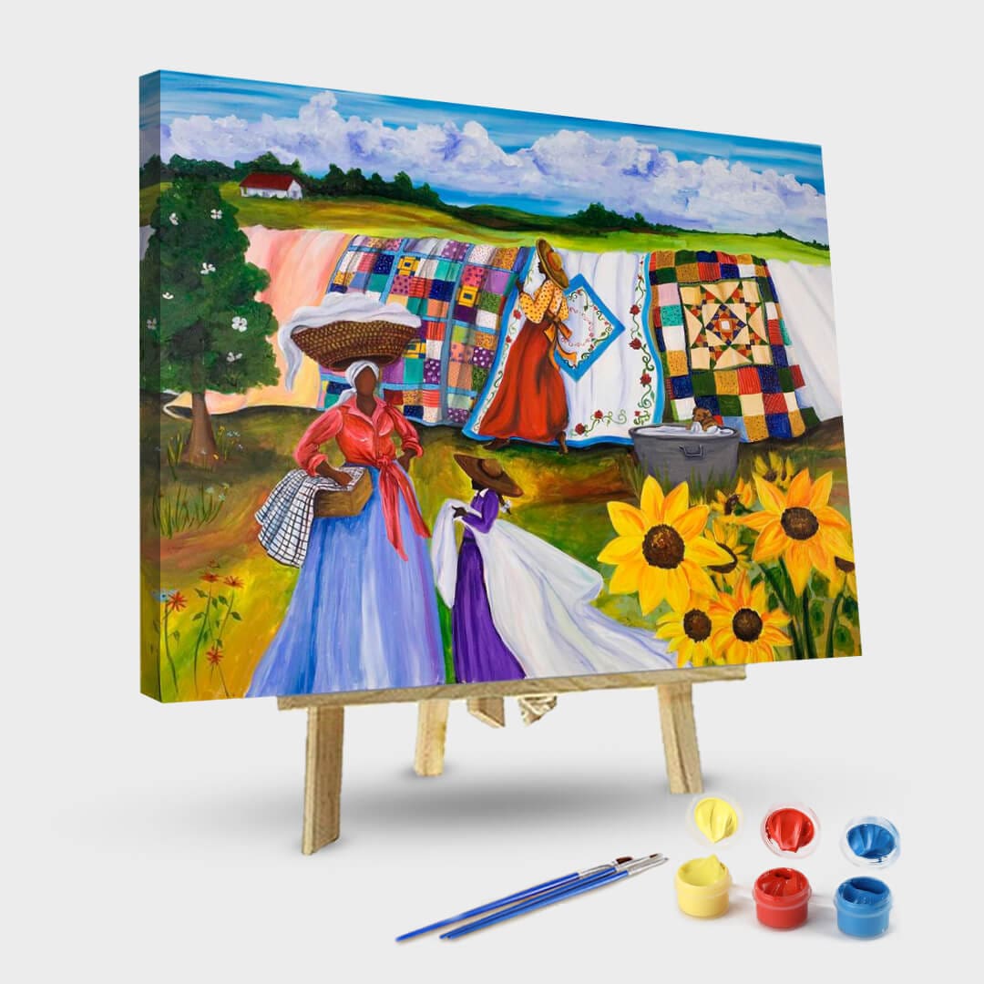 paintingnumberart 16"x20"/40x50cm / Without frame Paint By Numbers Kit-Country Quilts