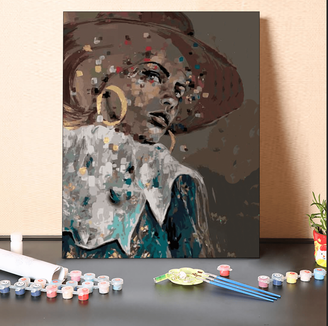 paintingnumberart 16"x20"/40x50cm / Without frame Paint By Numbers Kit-CRISTINA