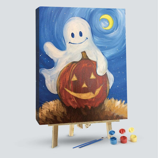 paintingnumberart 16"x20"/40x50cm / Without frame Paint By Numbers Kit – Cute Ghost