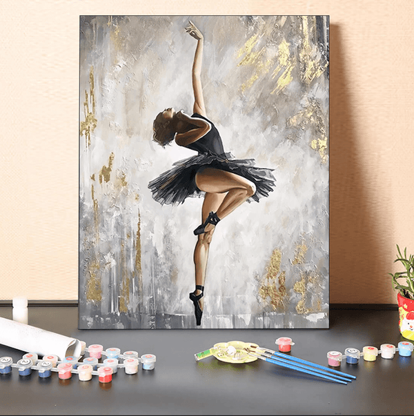 paintingnumberart 16"x20"/40x50cm / Without frame Paint By Numbers Kit-Dancing Ballerina