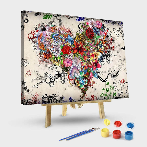 paintingnumberart 16"x20"/40x50cm / Without frame Paint By Numbers Kit – Datura Flowers