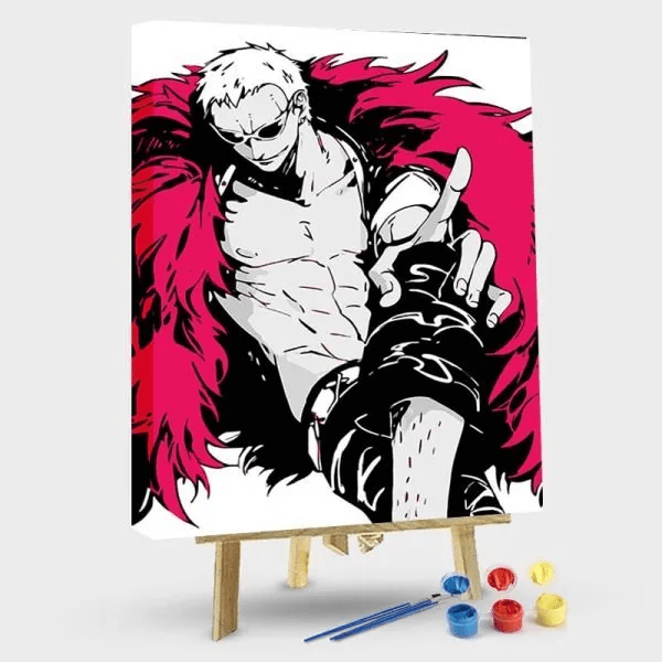 paintingnumberart 16"x20"/40x50cm / Without frame Paint by Numbers Kit- Donquixote Doflamingo