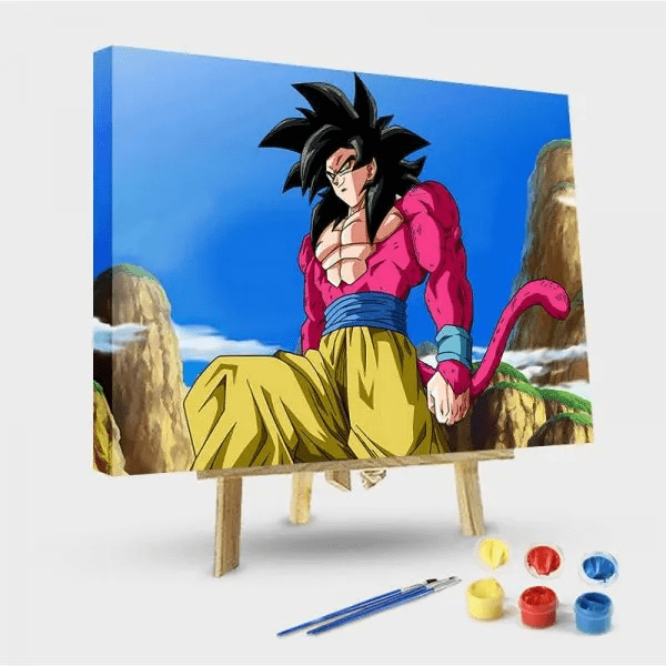 paintingnumberart 16"x20"/40x50cm / Without frame Paint by Numbers Kit-Dragon Ball