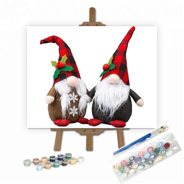 paintingnumberart 16"x20"/40x50cm / Without frame Paint by Numbers Kit-Elf Doll Gnome