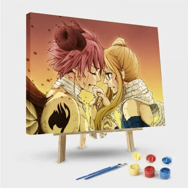 paintingnumberart 16"x20"/40x50cm / Without frame Paint by Numbers Kit-Fairy Tail