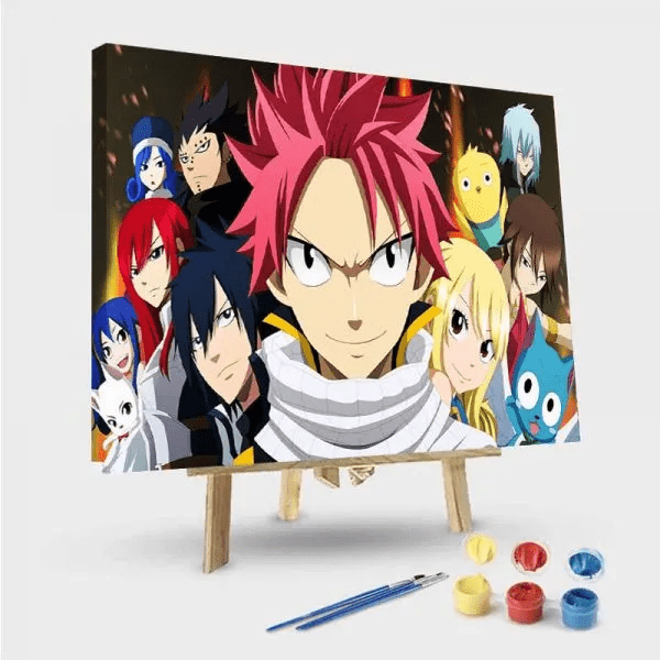 paintingnumberart 16"x20"/40x50cm / Without frame Paint by Numbers Kit-Fairy Tail