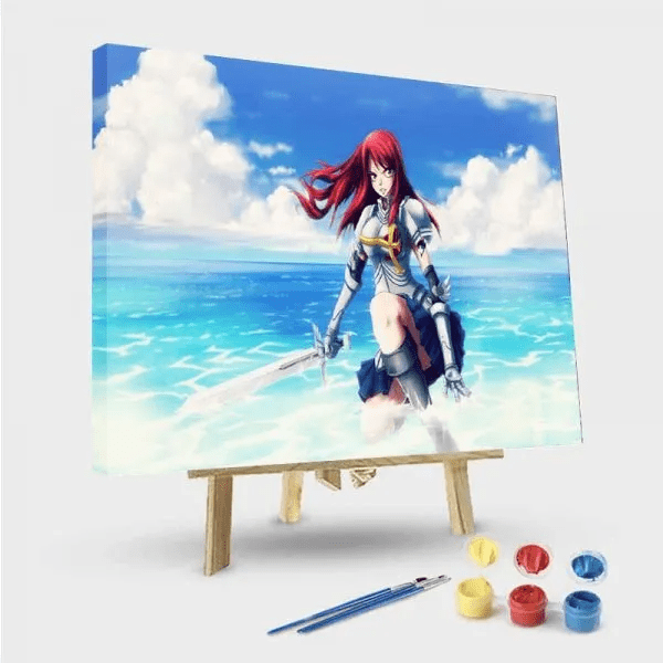 paintingnumberart 16"x20"/40x50cm / Without frame Paint by Numbers Kit-Fairy Tail