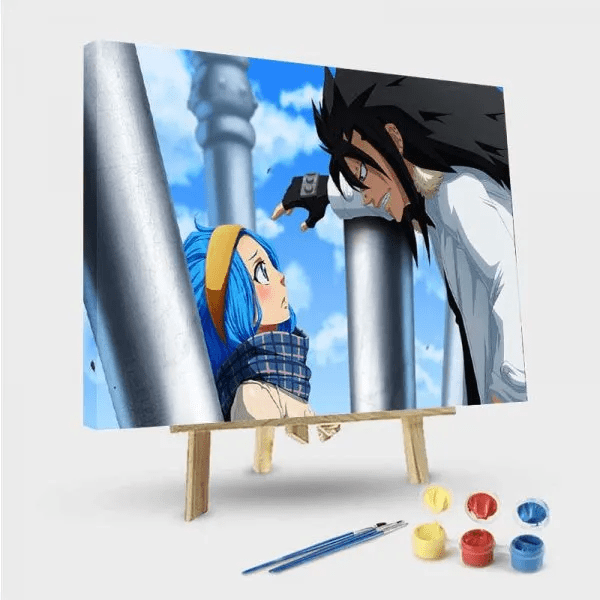 paintingnumberart 16"x20"/40x50cm / Without frame Paint by Numbers Kit-Fairy Tail