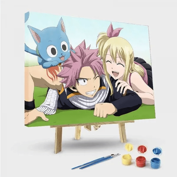paintingnumberart 16"x20"/40x50cm / Without frame Paint by Numbers Kit-Fairy Tail