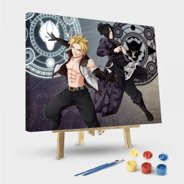 paintingnumberart 16"x20"/40x50cm / Without frame Paint by Numbers Kit-Fairy Tail