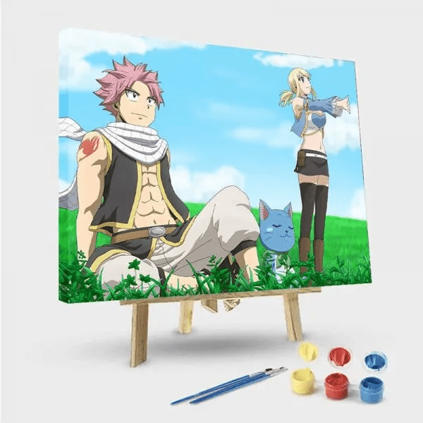 paintingnumberart 16"x20"/40x50cm / Without frame Paint by Numbers Kit-Fairy Tail