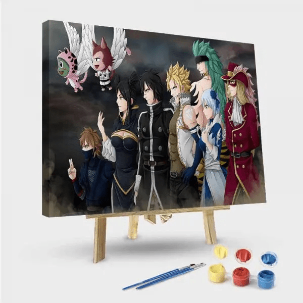 paintingnumberart 16"x20"/40x50cm / Without frame Paint by Numbers Kit-Fairy Tail