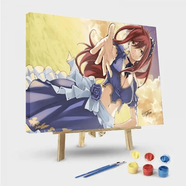 paintingnumberart 16"x20"/40x50cm / Without frame Paint by Numbers Kit-Fairy Tail