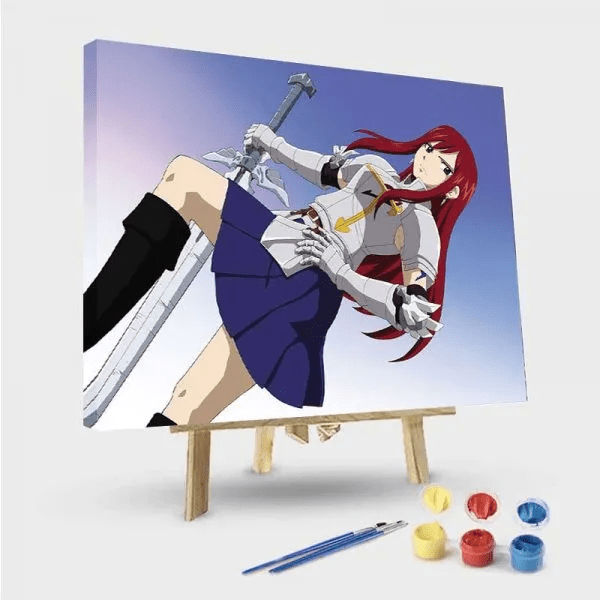 paintingnumberart 16"x20"/40x50cm / Without frame Paint by Numbers Kit-Fairy Tail