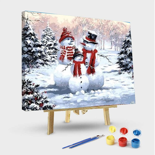 paintingnumberart 16"x20"/40x50cm / Without frame Paint By Numbers Kit – Family Together