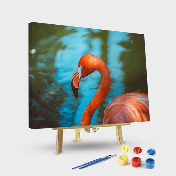 paintingnumberart 16"x20"/40x50cm / Without frame Paint By Numbers Kit – Flamingo Bird