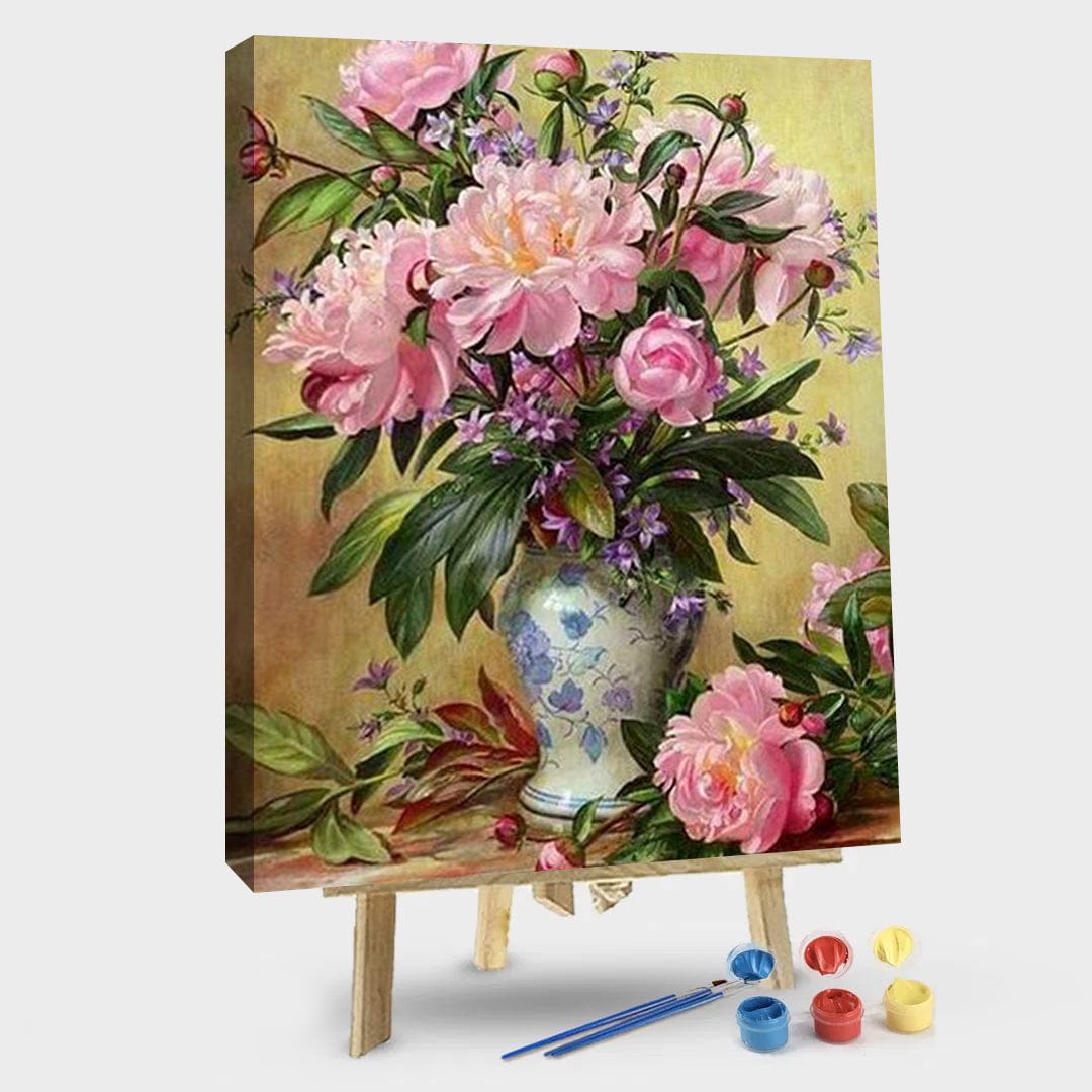 paintingnumberart 16"x20"/40x50cm / Without frame Paint By Numbers Kit – Floral Array