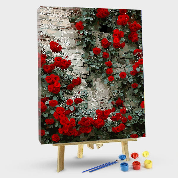 paintingnumberart 16"x20"/40x50cm / Without frame Paint by Numbers Kit – Flower
