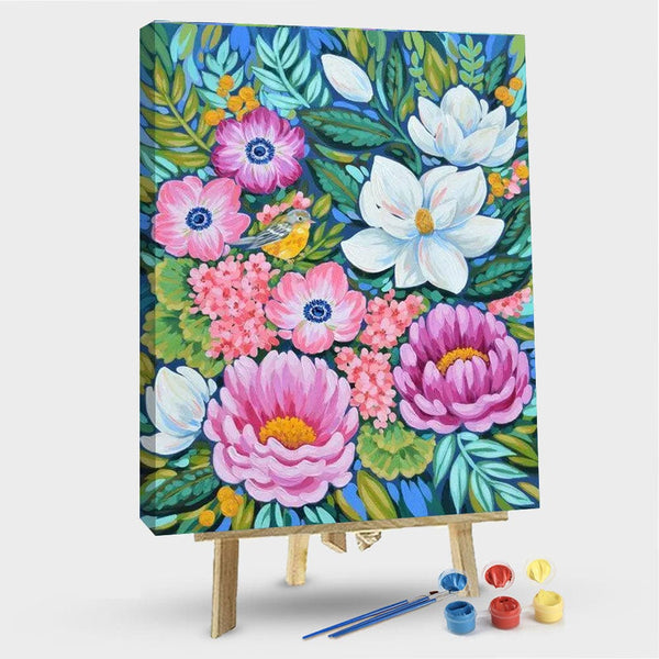 paintingnumberart 16"x20"/40x50cm / Without frame Paint By Numbers Kit – flowers