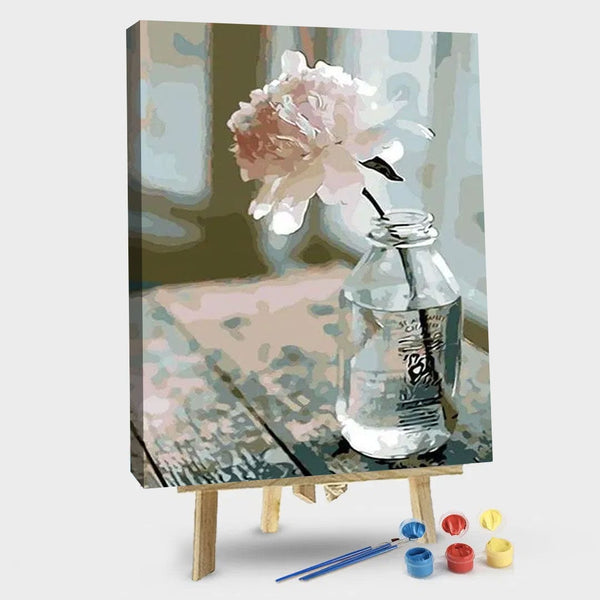 paintingnumberart 16"x20"/40x50cm / Without frame Paint By Numbers Kit – Flowers in Bottle