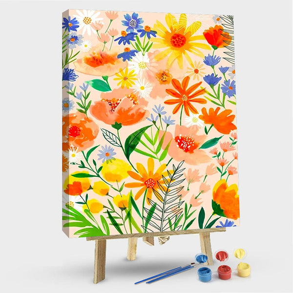 paintingnumberart 16"x20"/40x50cm / Without frame Paint By Numbers Kit – flowersA