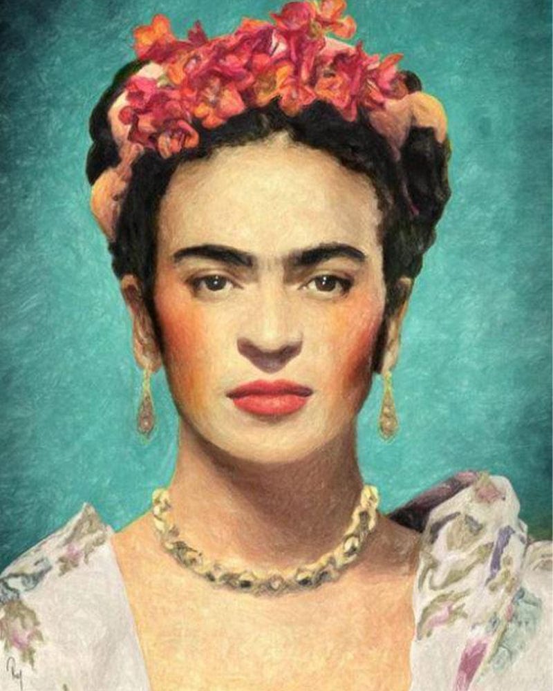 paintingnumberart 16"x20"/40x50cm / Without frame Paint By Numbers Kit-Frida Kahlo Self Portraits