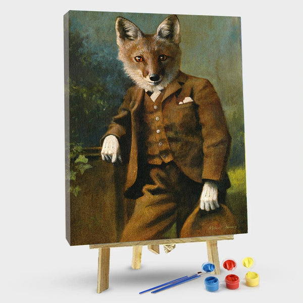 paintingnumberart 16"x20"/40x50cm / Without frame Paint By Numbers Kit-Gentleman werewolf