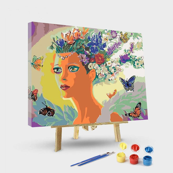 paintingnumberart 16"x20"/40x50cm / Without frame Paint by Numbers Kit-  Goddess
