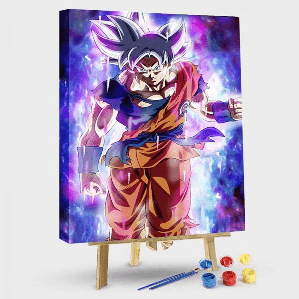 paintingnumberart 16"x20"/40x50cm / Without frame Paint by Numbers Kit-Goku