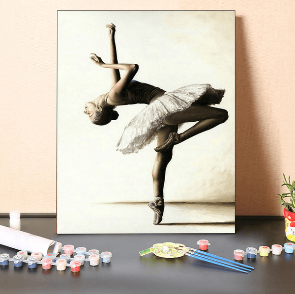 paintingnumberart 16"x20"/40x50cm / Without frame Paint By Numbers Kit-graceful ballet dancer