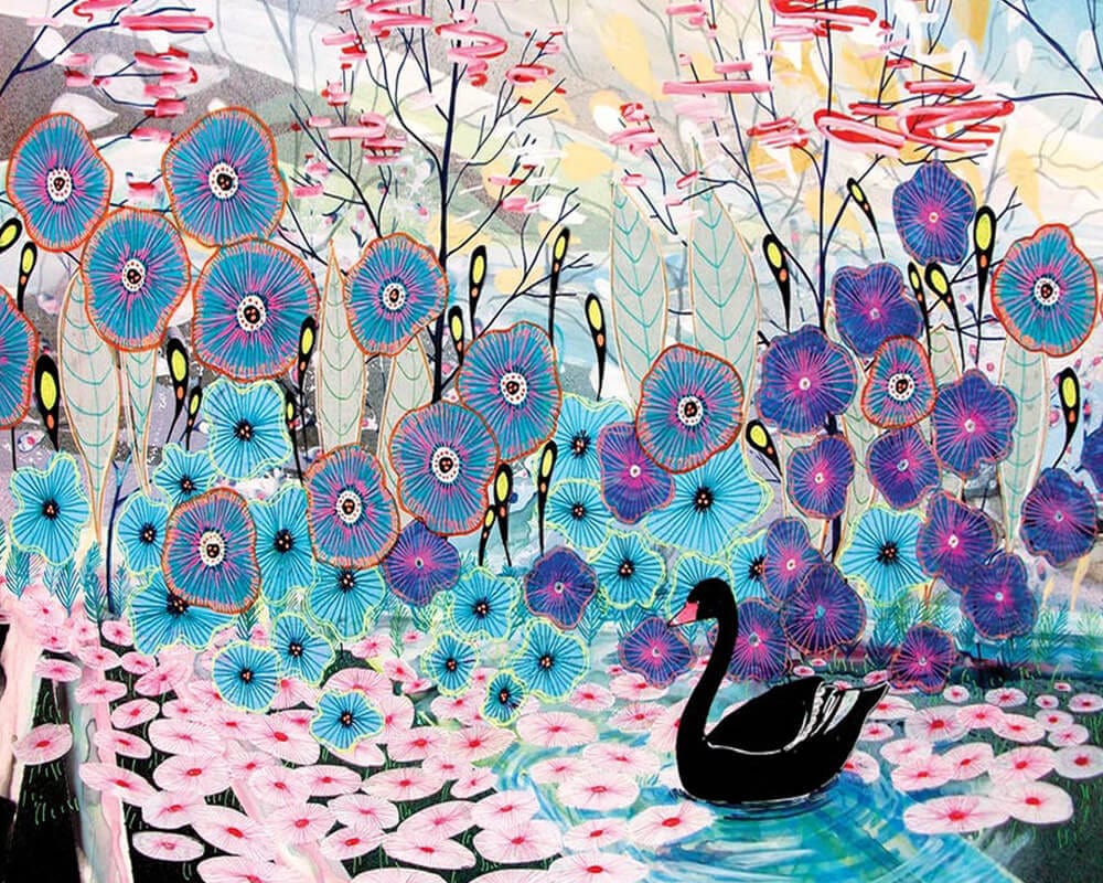 paintingnumberart 16"x20"/40x50cm / Without frame Paint By Numbers Kit-Guardian – The Black Swan