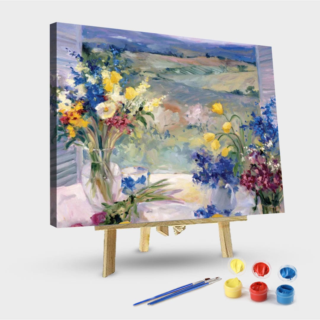 paintingnumberart 16"x20"/40x50cm / Without frame Paint By Numbers Kit-Guardian – Tuscany Floral
