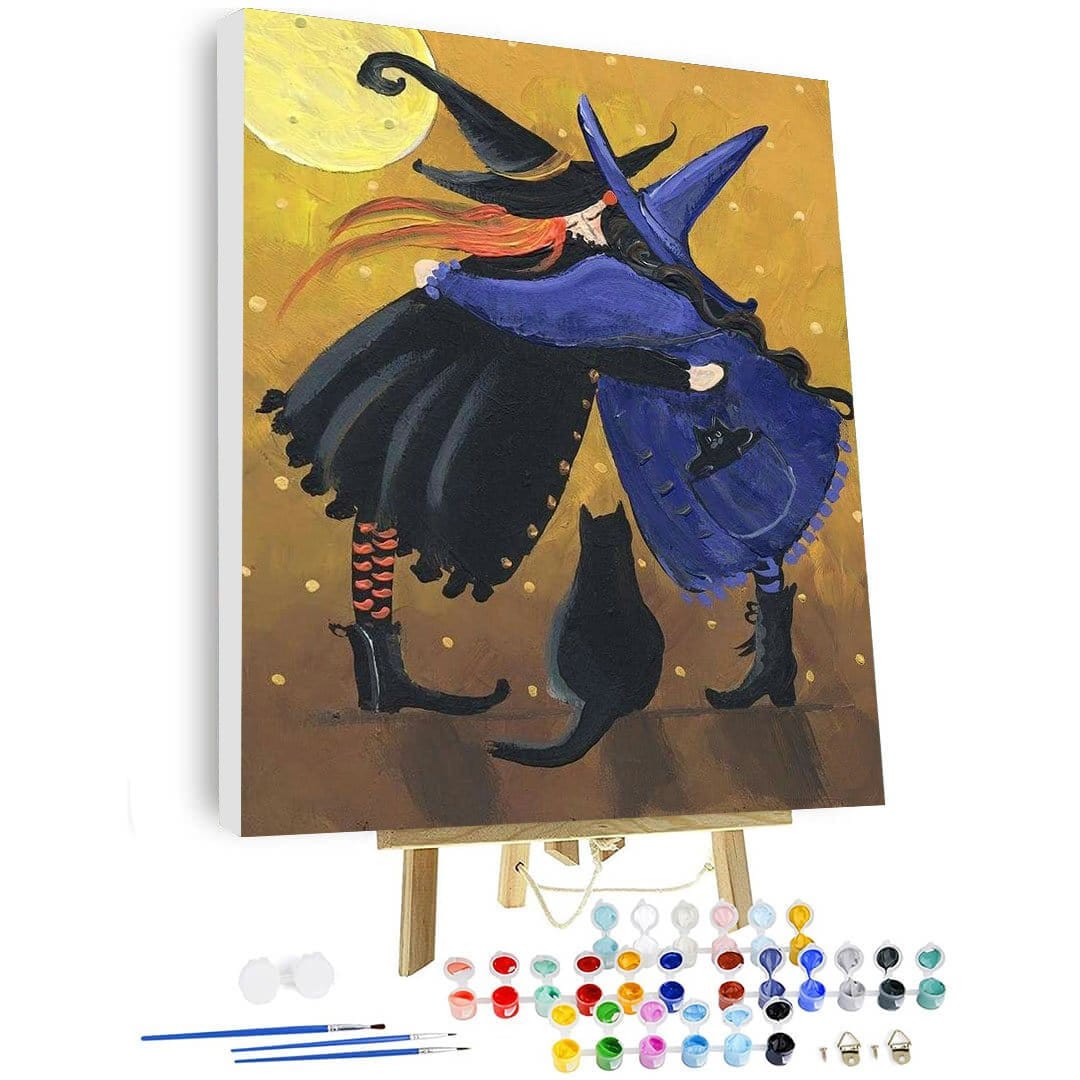 paintingnumberart 16"x20"/40x50cm / Without frame Paint By Numbers Kit – Halloween Crow
