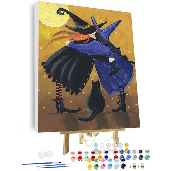 paintingnumberart 16"x20"/40x50cm / Without frame Paint By Numbers Kit – Halloween Crow