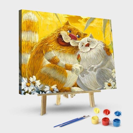 paintingnumberart 16"x20"/40x50cm / Without frame Paint By Numbers Kit – Hand-giving buds