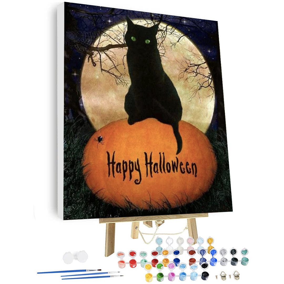 paintingnumberart 16"x20"/40x50cm / Without frame Paint By Numbers Kit – Happy Halloween